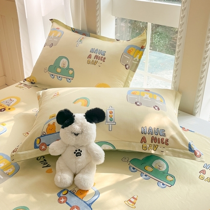 91家纺网 家纺一手货源 找家纺 （总）莱通家纺 2025春夏新款12868印花单枕套