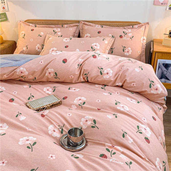 91家纺网 家纺一手货源 找家纺 （优质买家秀 热卖不断货）A类母婴级纯棉全棉磨毛四件套全棉纯棉全棉磨毛四件套百分百纯棉全棉磨毛四件套 花蜜