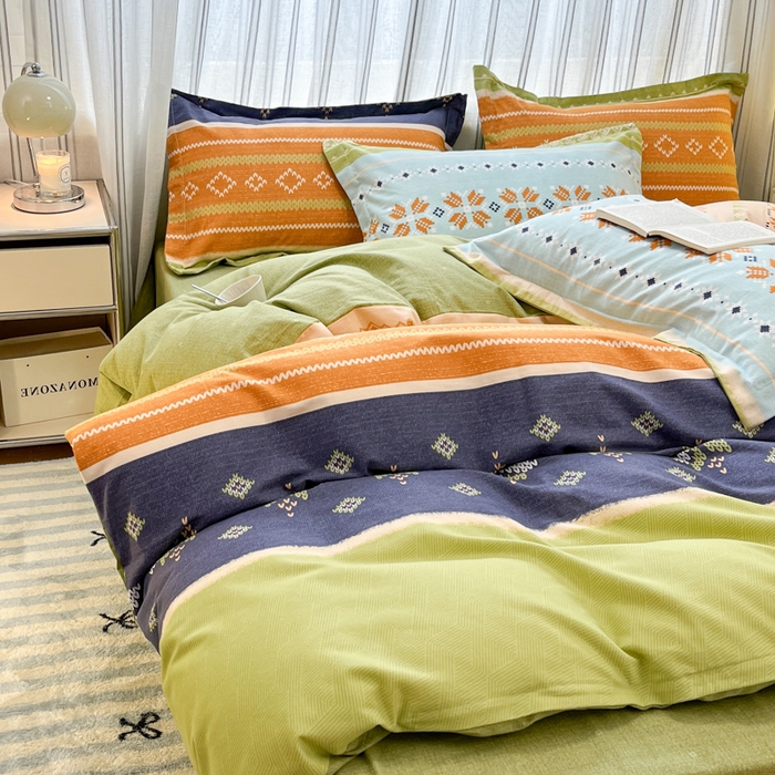 91家纺网 家纺一手货源 找家纺 （优质买家秀 热卖不断货）A类母婴级纯棉全棉磨毛四件套全棉纯棉全棉磨毛四件套百分百纯棉全棉磨毛四件套 罗威