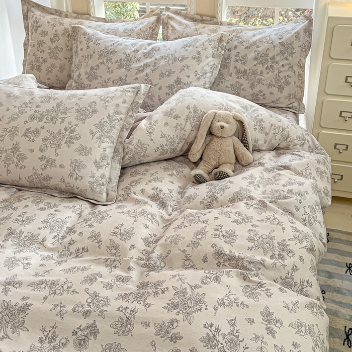 91家纺网 家纺一手货源 找家纺 莱通家纺 2025春夏新款12868印花四件套 摩菲