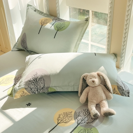 91家纺网 家纺一手货源 找家纺 （总）莱通家纺 2025春夏新款12868印花单枕套