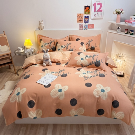 91家纺网 家纺一手货源 找家纺 （优质买家秀 热卖不断货）卡通A类母婴级纯棉全棉磨毛被套三件套全棉纯棉磨毛被套三件套纯棉全棉磨毛被套 陌上花开