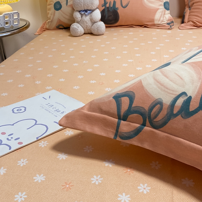 91家纺网 家纺一手货源 找家纺 （优质买家秀 热卖不断货）A类母婴级纯棉全棉磨毛四件套全棉纯棉全棉磨毛四件套百分百纯棉全棉磨毛四件套 陌上花开