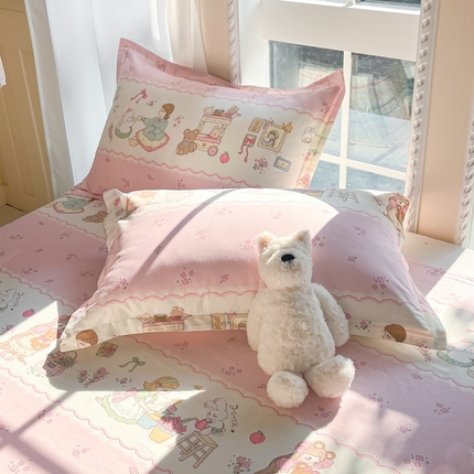 91家纺网 家纺一手货源 找家纺 （总）莱通家纺 2025春夏新款12868印花单枕套