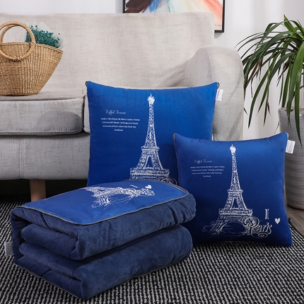 91家纺网 家纺一手货源 找家纺 （总）雷人家纺 2021新款水晶绒抱枕被-印花