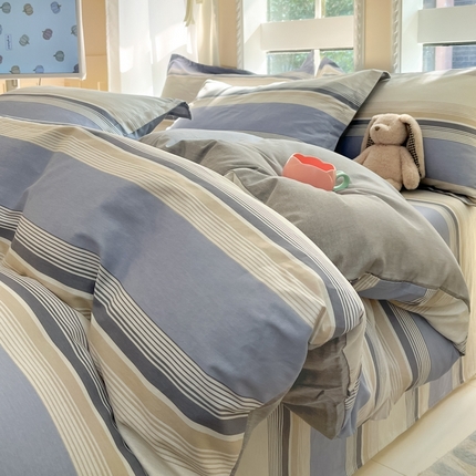 91家纺网 家纺一手货源 找家纺 （总）莱通家纺 2025春夏新款12868印花单被套（预留缩水±5公分，商家提供买家秀）