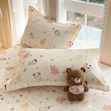 91家纺网 家纺一手货源 找家纺 （总）莱通家纺 2025春夏新款12868印花单枕套