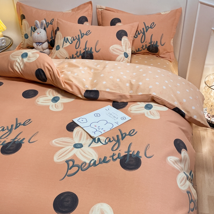 91家纺网 家纺一手货源 找家纺 （优质买家秀 热卖不断货）卡通A类母婴级纯棉全棉磨毛被套三件套全棉纯棉磨毛被套三件套纯棉全棉磨毛被套 陌上花开