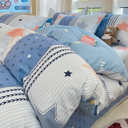 91家纺网 家纺一手货源 找家纺 （总）莱通家纺 2025春夏新款12868印花四件套