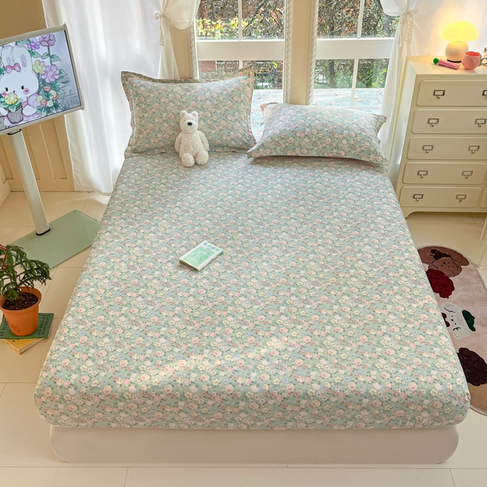 91家纺网 家纺一手货源 找家纺 莱通家纺 2025春夏新款12868印花单床笠（预留缩水±5公分，商家提供买家秀） 柏林梦境