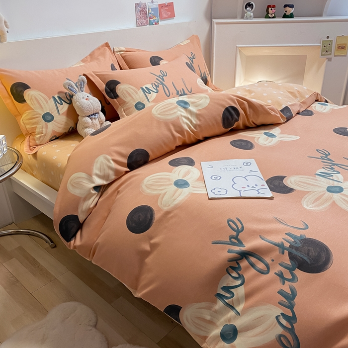 91家纺网 家纺一手货源 找家纺 （优质买家秀 热卖不断货）A类母婴级纯棉全棉磨毛四件套全棉纯棉全棉磨毛四件套百分百纯棉全棉磨毛四件套 陌上花开