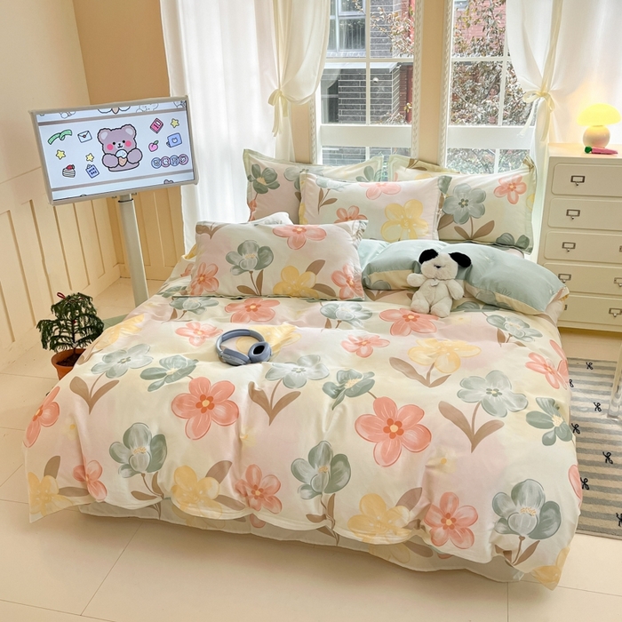 91家纺网 家纺一手货源 找家纺 （总）莱通家纺 2025春夏新款12868印花四件套