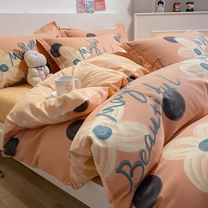 91家纺网 家纺一手货源 找家纺 （总）（优质买家秀 热卖不断货）A类母婴级纯棉全棉磨毛四件套全棉纯棉全棉磨毛四件套百分百纯棉全棉磨毛四件套