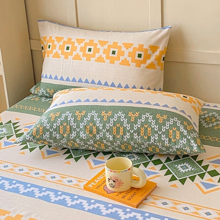 91家纺网 家纺一手货源 找家纺 （总）（优质买家秀 热卖不断货）A类母婴级卡通花卉儿童纯棉全棉床单纯棉全棉床笠全棉纯棉床单床笠三件套-床单