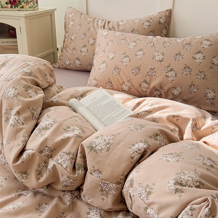 91家纺网 家纺一手货源 找家纺 金梦拉家纺 2025直播爆款全新A类加厚双层纱系列四件套（高版本） 芳华