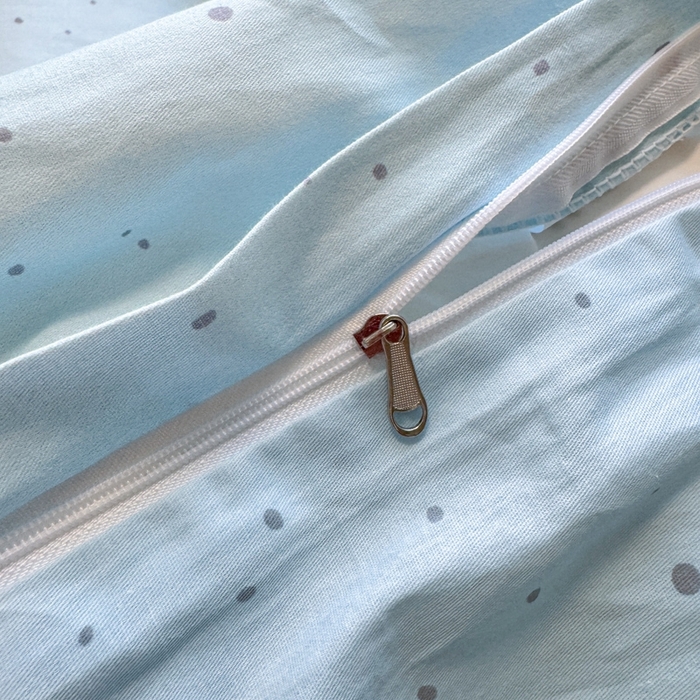 91家纺网 家纺一手货源 找家纺 曼之夏 2025新款全棉亲肤舒适毛巾绣四件套 毛巾绣-快乐狗