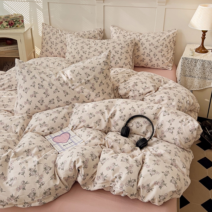 91家纺网 家纺一手货源 找家纺 金梦拉家纺 2025直播爆款全新A类加厚双层纱系列四件套（高版本） 黛露丝