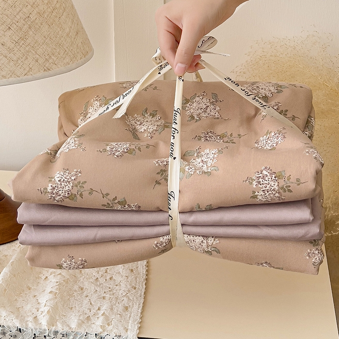 91家纺网 家纺一手货源 找家纺 金梦拉家纺 2025直播爆款全新A类加厚双层纱系列四件套（高版本） 芳华