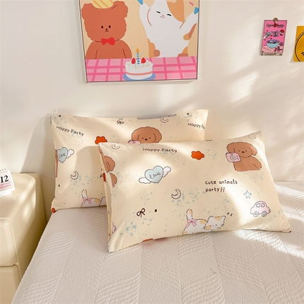 91家纺网 家纺一手货源 找家纺 （总）多品家纺 2025新款卡通系列柔水洗棉枕套