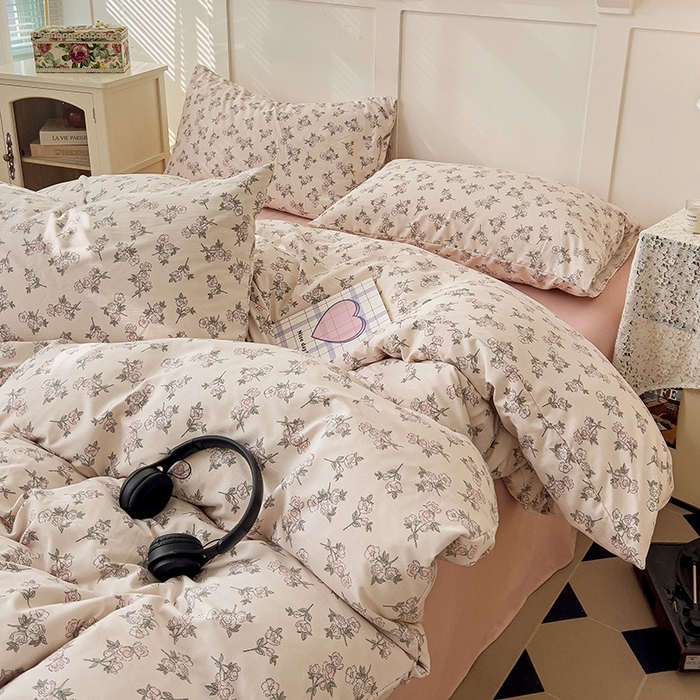 91家纺网 家纺一手货源 找家纺 金梦拉家纺 2025直播爆款全新A类加厚双层纱系列四件套（高版本） 黛露丝