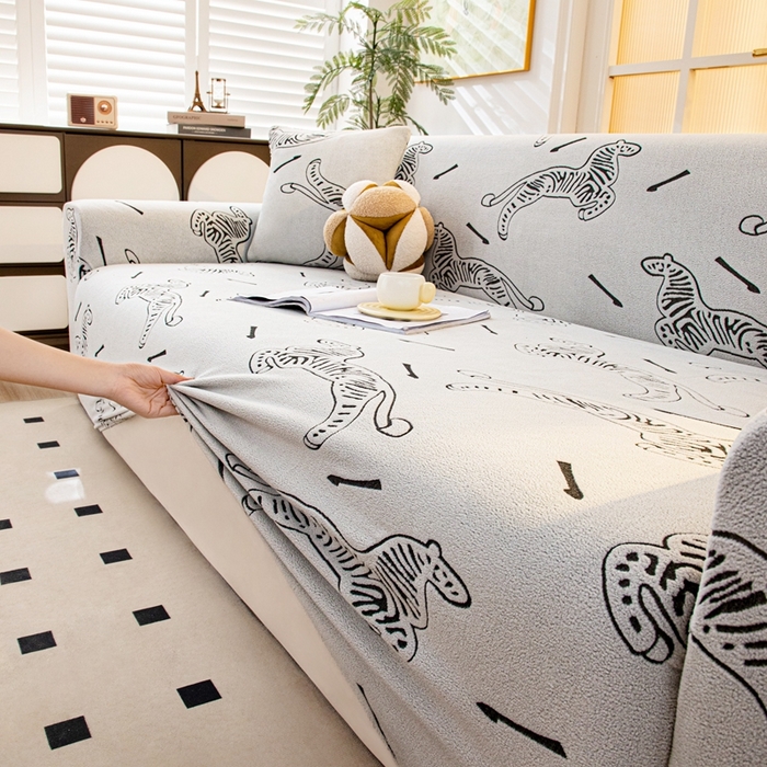 91家纺网 家纺一手货源 找家纺 沐沐家纺 2026新款阳离子四季通用沙发套沐马