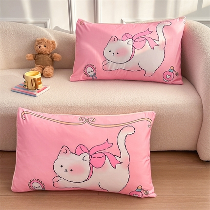 91家纺网 家纺一手货源 找家纺 多品家纺 2025新款大版系列超柔水洗棉枕套 大版梦幻星球