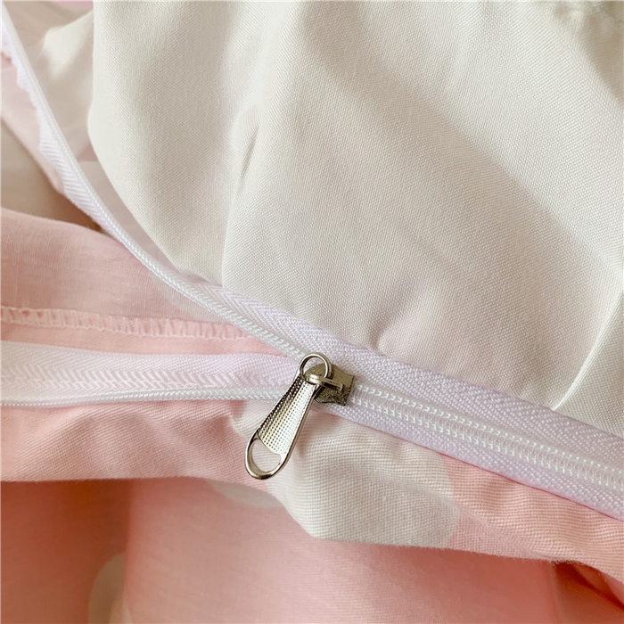 91家纺网 家纺一手货源 找家纺 玉元坊 2025新款三丽鸥系列白花边被套纯棉全棉床裙三件套四件套-美乐蒂白花边款式 花边-蝴蝶结美乐蒂