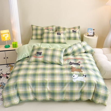 91家纺网 家纺一手货源 找家纺 （总）沐辰 2025新款全棉13372印加绣四件套