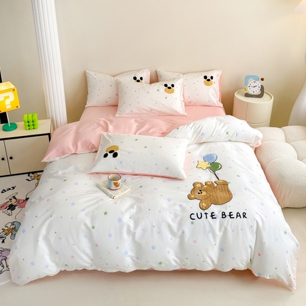 91家纺网 家纺一手货源 找家纺 （总）沐辰 2025新款全棉13372印加绣四件套