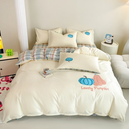 91家纺网 家纺一手货源 找家纺 （总）沐辰 2025新款全棉13372印加绣四件套