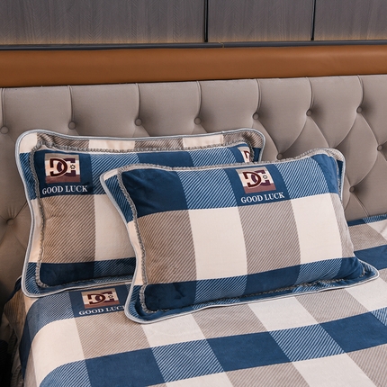 91家纺网 家纺一手货源 找家纺 （总）眠多宝 2025新款230克高克重牛奶绒单品枕套舒适保暖