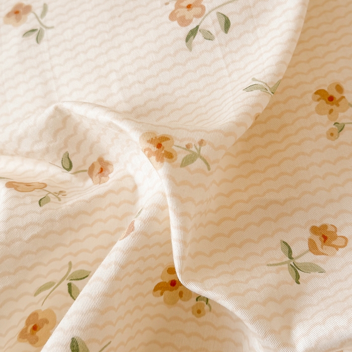 91家纺网 家纺一手货源 找家纺 千朵 2025新款棉加豆豆绒毛毛球边四件套 优诺米