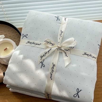 91家纺网 家纺一手货源 找家纺 （总）优选 2025加厚针织棉双层纱四件套小碎花被套床单床笠款学生三件套新款直播爆款（第一批）【提供买家秀】