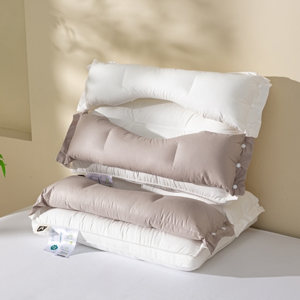 （总）萌番宝 2025新款全棉双拼双向牵引枕