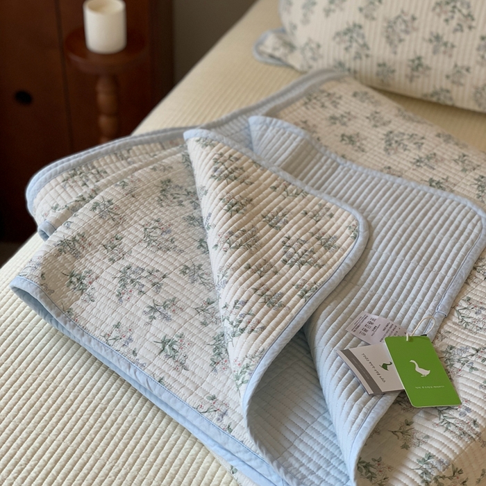 91家纺网 家纺一手货源 找家纺 汇庭 2025新款蔓莎床盖三件套系列 艾莉兰