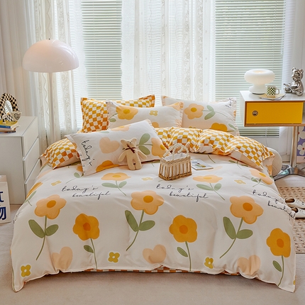 91家纺网 家纺一手货源 找家纺 （总）世爵家纺 2025新款亲肤印花磨毛四件套