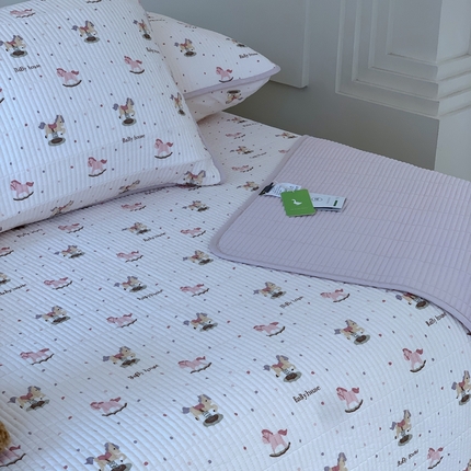 91家纺网 家纺一手货源 找家纺 （总）汇庭 2025新款蔓莎床盖三件套系列