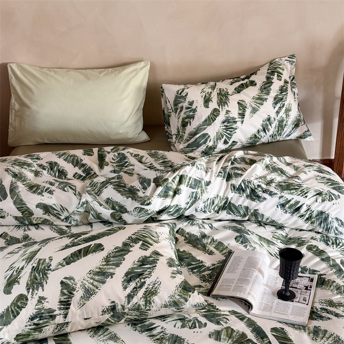 91家纺网 家纺一手货源 找家纺 （总）窝米 2025春季新品全棉13370系列全棉治愈风花卉系列四件套