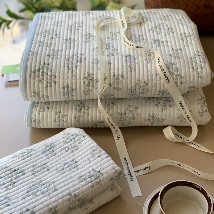 91家纺网 家纺一手货源 找家纺 汇庭 2025新款蔓莎床盖三件套系列 艾莉兰