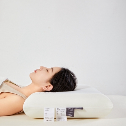 91家纺网 家纺一手货源 找家纺 （总）麦肯锡 2024新款K80气凝枕慢回弹记忆枕-模特