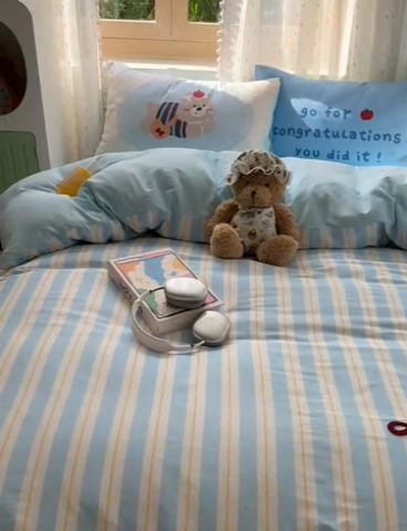 91家纺网 家纺一手货源 找家纺 美乐迪家纺 2025新款全棉绣花毛巾绣四件套 蝴蝶结高地