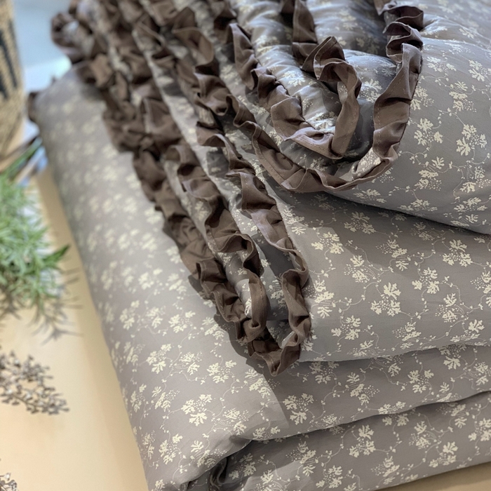 91家纺网 家纺一手货源 找家纺 汇庭 2025新款2024新款·铂金雅棉春秋系列 苏美尔灰