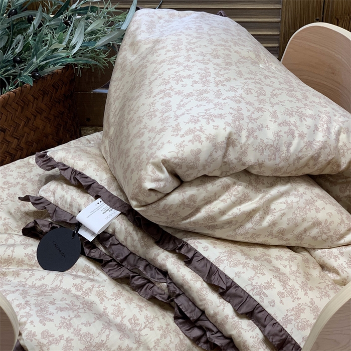 91家纺网 家纺一手货源 找家纺 汇庭 2025新款2024新款·铂金雅棉春秋系列嘉里咖