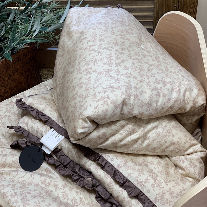 91家纺网 家纺一手货源 找家纺 汇庭 2025新款2024新款·铂金雅棉春秋系列嘉里咖