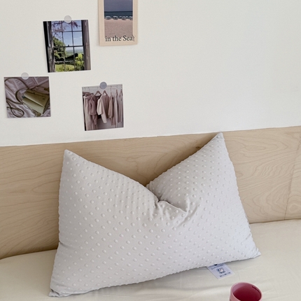 91家纺网 家纺一手货源 找家纺 （总）伟邦枕芯 2025新款日式3d豆豆按摩枕