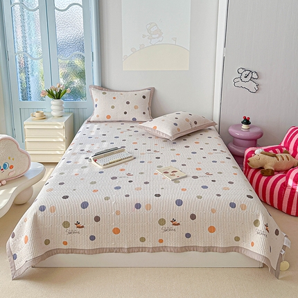 91家纺网 家纺一手货源 找家纺 （总）源舜家纺 2025新款无弹针织棉床盖三件套