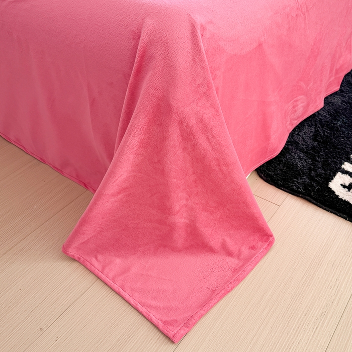 91家纺网 家纺一手货源 找家纺 千朵 2025新款全棉加豆豆绒四件套 恋歌