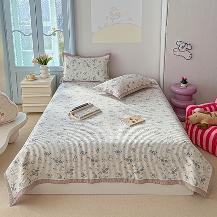 91家纺网 家纺一手货源 找家纺 （总）源舜家纺 2025新款无弹针织棉床盖三件套