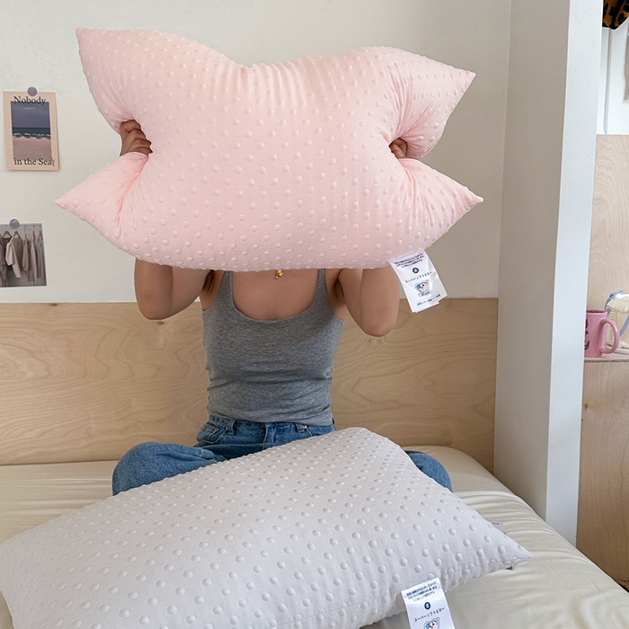 91家纺网 家纺一手货源 找家纺 （总）伟邦枕芯 2025新款日式3d豆豆按摩枕