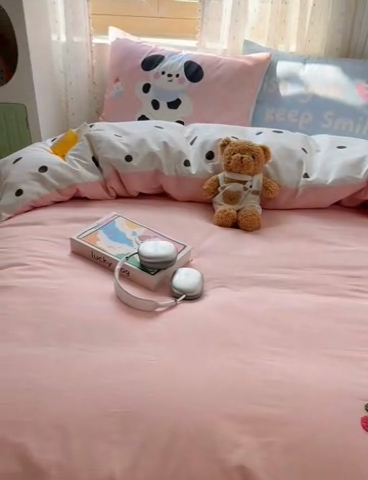 91家纺网 家纺一手货源 找家纺 美乐迪家纺 2025新款全棉绣花毛巾绣四件套 小伙伴